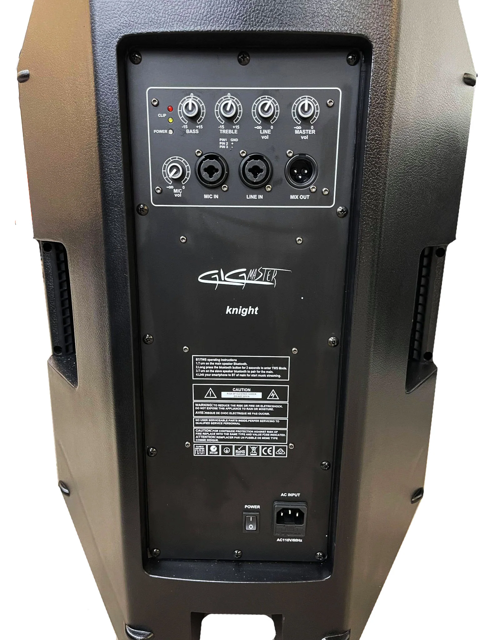 Gig Master Pro Audio ACTIVE 2x18" 1800W Subwoofers and 2x15" 500RMS PA ACTIVE Speakers. Tripods and XLR male to female cables included - Image 2