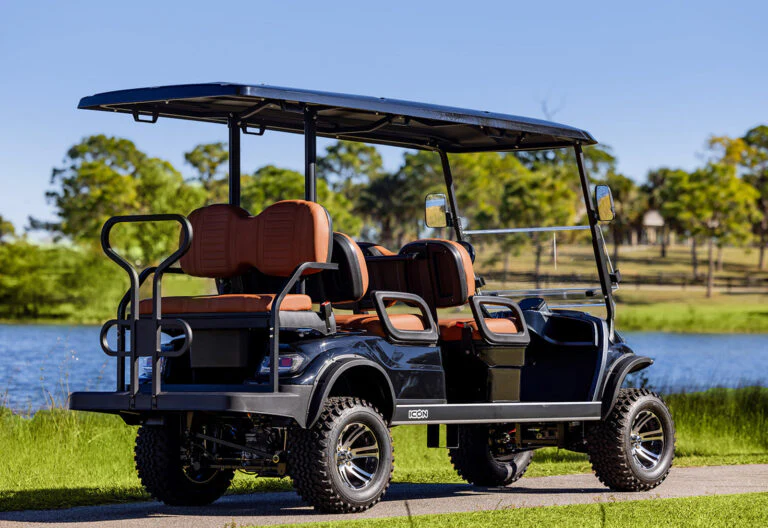 ICON G60L GASOLINE POWERED GOLF CART KAWASAKI ENGINE 401CC - Image 4