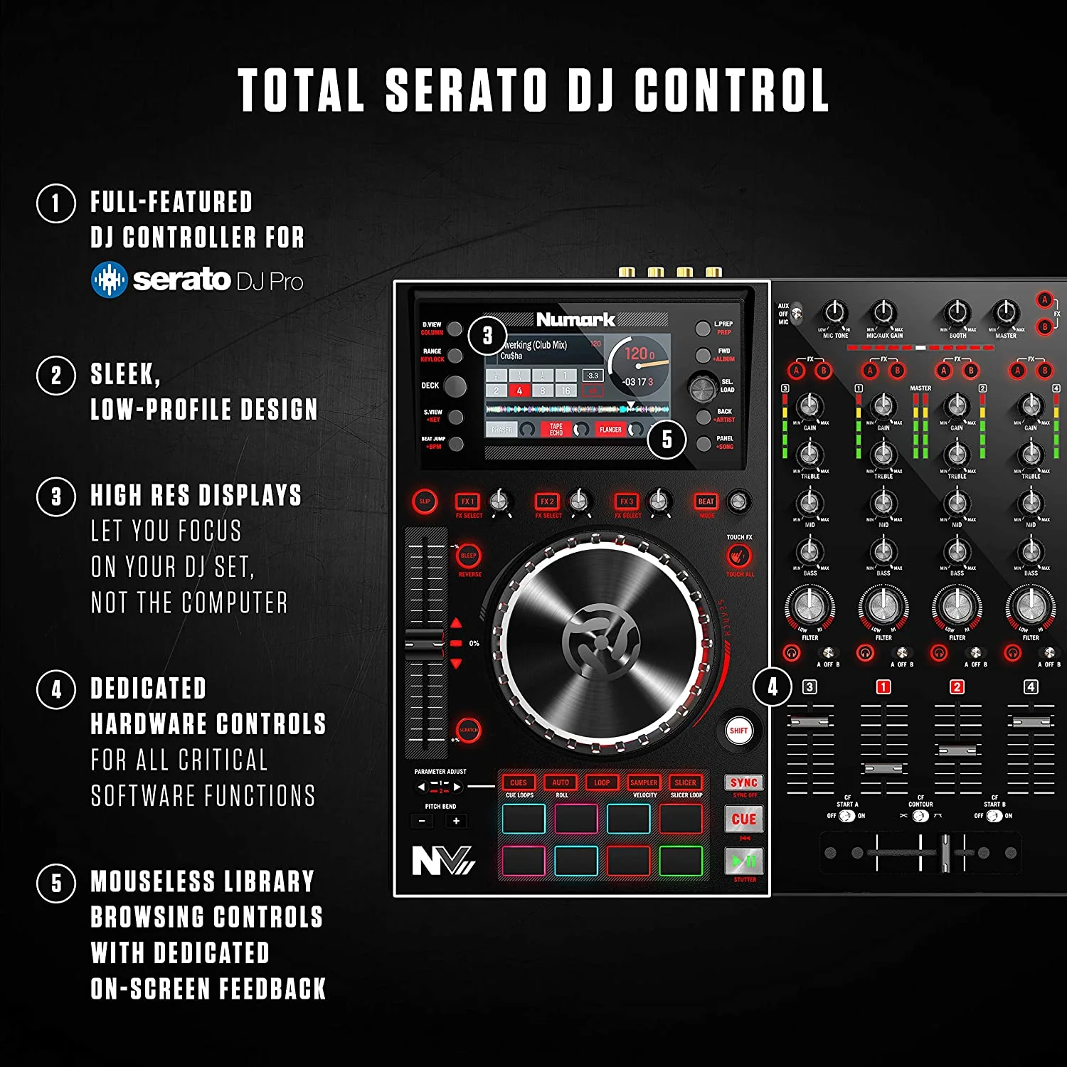 NUMARK NVII CONTROLLER - Image 5