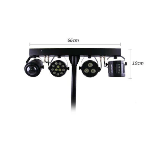 Professional Tripod LED Strobe Derby DJ RGBW Par Sound Party with Stage Lights - Image 6
