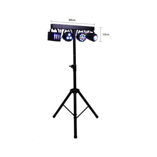Professional Tripod LED Strobe Derby DJ RGBW Par Sound Party with Stage Lights - Image 9